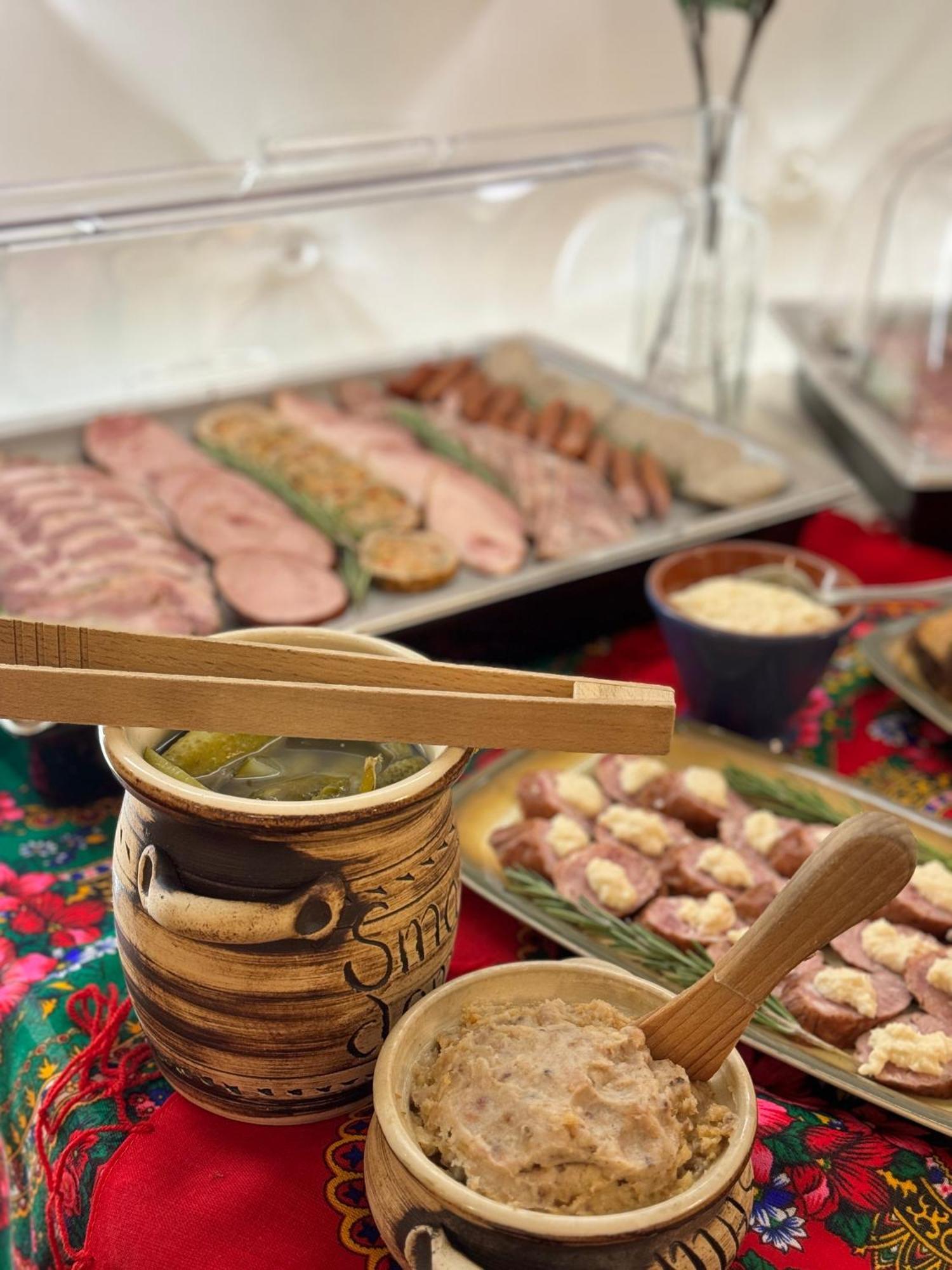 什切尔克 Gosciniec Pod Skrzycznem酒店 外观 照片